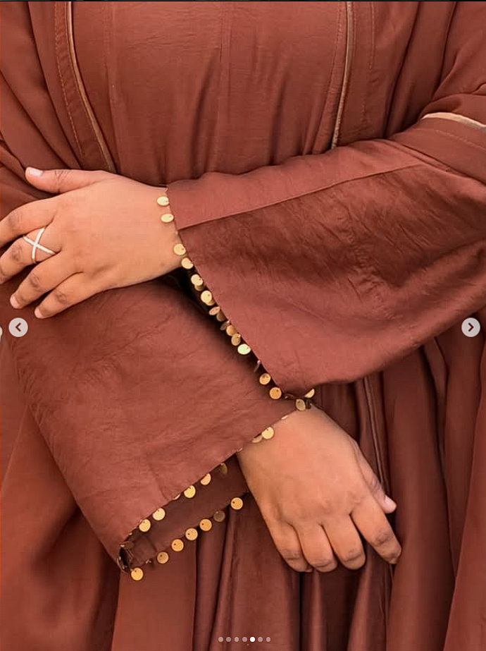 Brown Anarkali